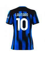Inter Milan Lautaro Martinez #10 Domácí Dres pro Dámské 2023-24 Krátký Rukáv